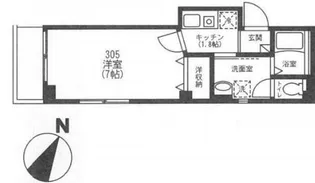 東京都足立区日ノ出町【マンション】の間取り