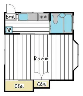 パークハイム桜川【2階】の間取り