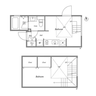 PASEO新宿三丁目I【3階】の間取り