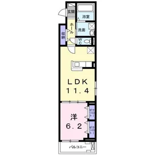 トゥジーテ【2階】の間取り