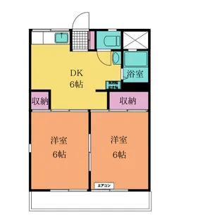 セザール高松【1階】の間取り