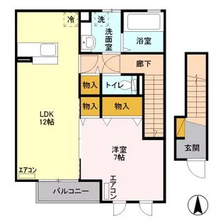 ソルトーレ エルマーナ【2階】の間取り