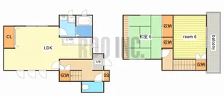 兵庫県姫路市香寺町香呂【一戸建】の間取り