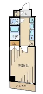 モンシェール錦糸町弐番館【2階】の間取り