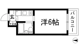 ロイヤルコート西宮門戸【2階】の間取り