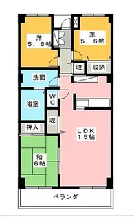 3LDKの間取り画像