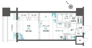 フェニックスヨコハマスクエア【2階】の間取り