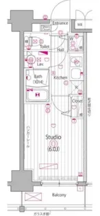 東京都渋谷区千駄ヶ谷4【マンション】の間取り