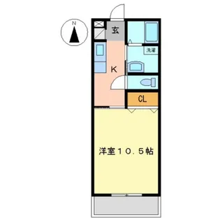 岡山県岡山市北区津島南1【マンション】の間取り