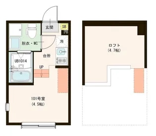 Casa Haml【1階】の間取り