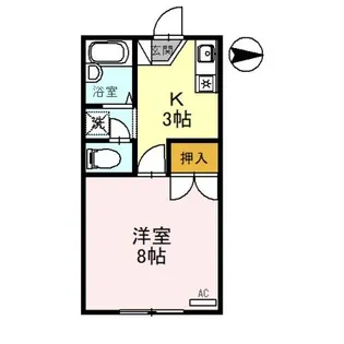 ワンズ18 A棟【1階】の間取り