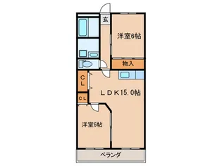 メゾン・ソレイユ【4階】の間取り