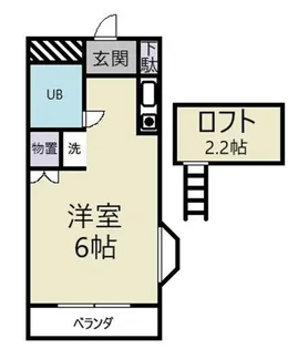 エポックII【2階】の間取り