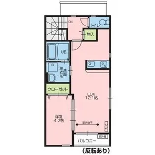 Lucent 浪江【2階】の間取り