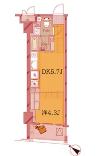 JP noie 横浜平沼【2階】の間取り
