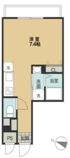 プライマル品川西大井【5階】の間取り