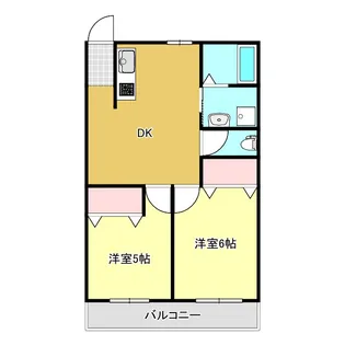 七福マンション【3階】の間取り