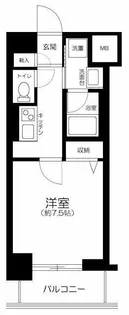 メイクスデザイン両国SOUTH【6階】の間取り