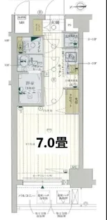 大阪府大阪市浪速区大国1丁目【マンション】の間取り