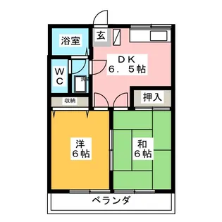 エレガンスセキグチ第5【2階】の間取り