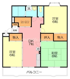 エスポワールいずみ【1階】の間取り