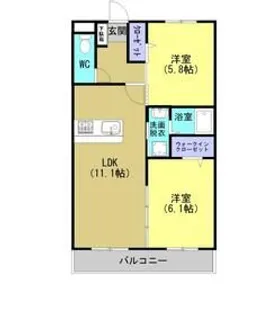 Y&Mセカンドステージ A【3階】の間取り