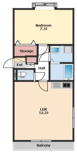 インフィニティ310【2階】の間取り