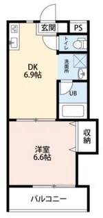 第7島田マンション【2階】の間取り