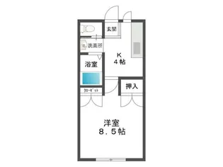 ユーランドA棟【2階】の間取り