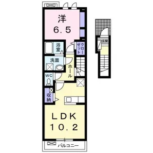 セレーナB【2階】の間取り