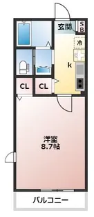 エルスタンザ赤羽【2階】の間取り