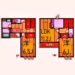 神奈川県横浜市神奈川区羽沢町【一戸建】の間取り
