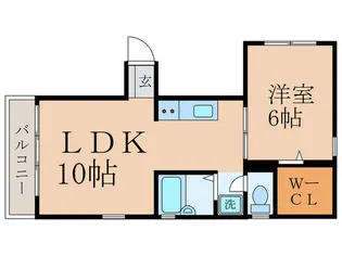 ベルメゾン【3階】の間取り
