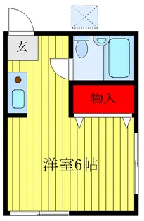 フロンティアパレス【2階】の間取り