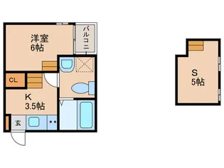 アクアリウスI【1階】の間取り
