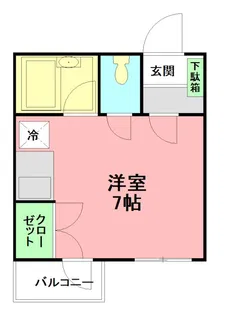 うさみハイツ【2階】の間取り