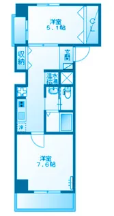 神奈川県川崎市川崎区日進町【マンション】の間取り