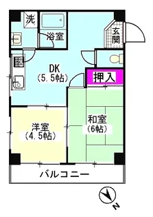 ベル・シエラ【2階】の間取り