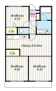 くりぃむマンション【1階】の間取り