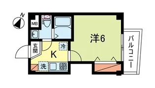 サットンプレイス・EAST【1階】の間取り