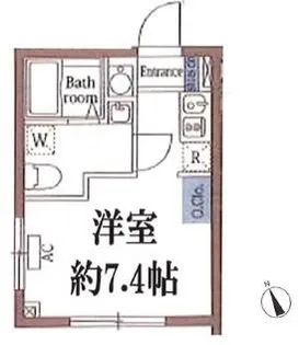 シティゲート上野入谷【2階】の間取り