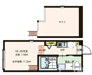 アーク東立石【2階】の間取り