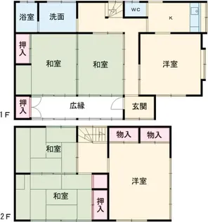 群馬県太田市由良町【一戸建】の間取り
