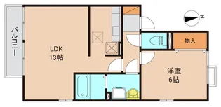 千葉県松戸市新松戸6【アパート】の間取り