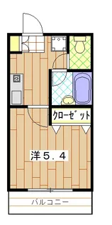 ラ・カーサこしじ【2階】の間取り