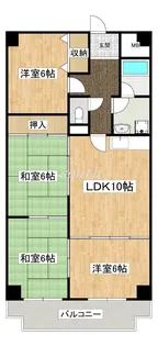 エクステンド藤戸【6階】の間取り
