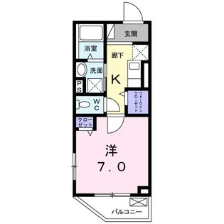 東京都大田区大森中3【マンション】の間取り