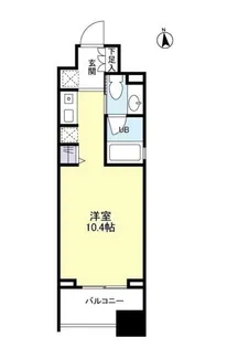 パークフラッツ中目黒【2階】の間取り