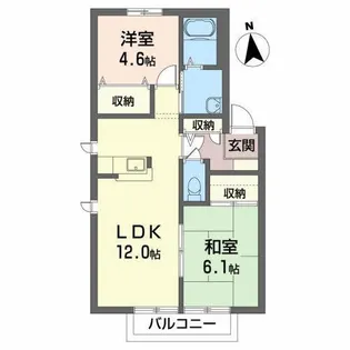 Uハウス【2階】の間取り