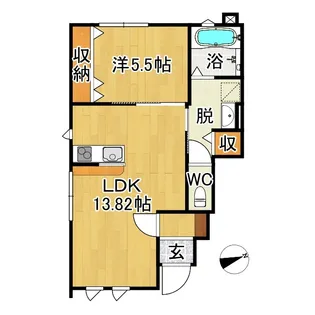 アネックス樹木【1階】の間取り